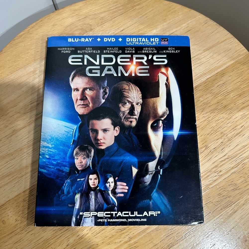 Ender's Game Sci-Fi Blu-ray Blue and Black Edition